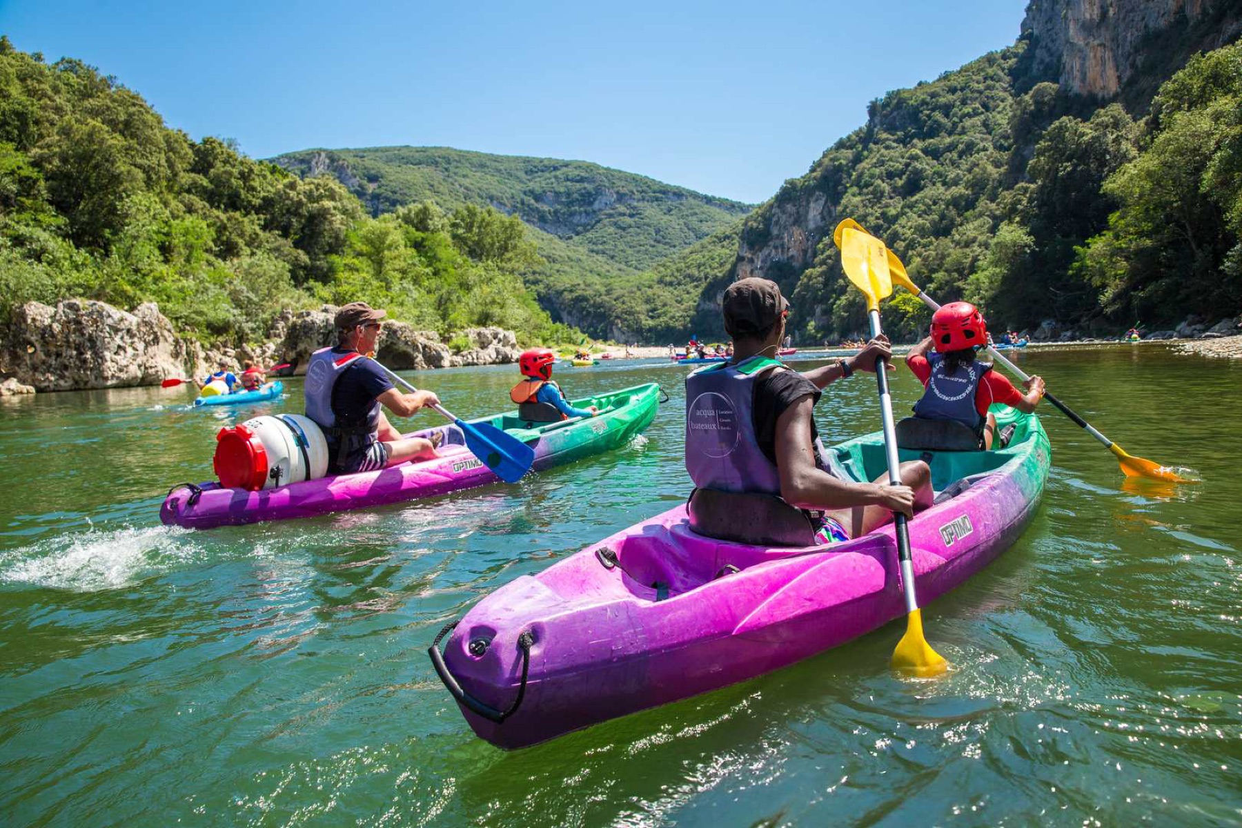 Canoë sur l'Ardèche